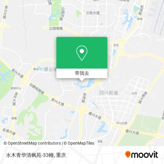水木青华清枫苑-33幢地图