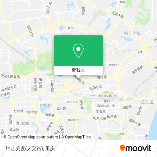 神艺美发(人兴路)地图