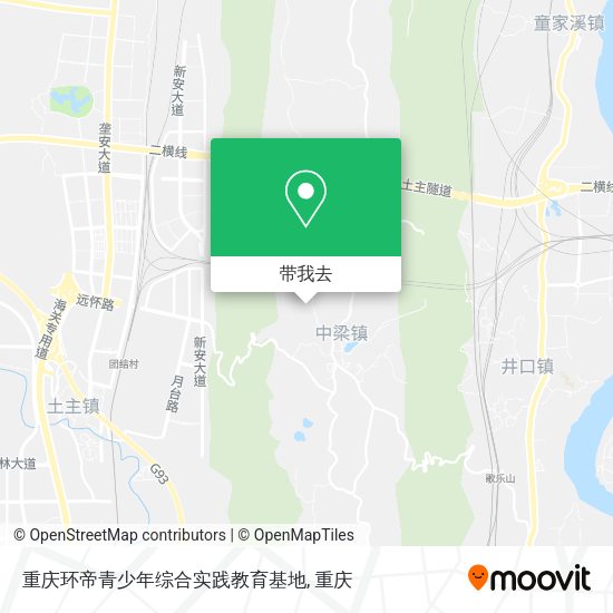 重庆环帝青少年综合实践教育基地地图