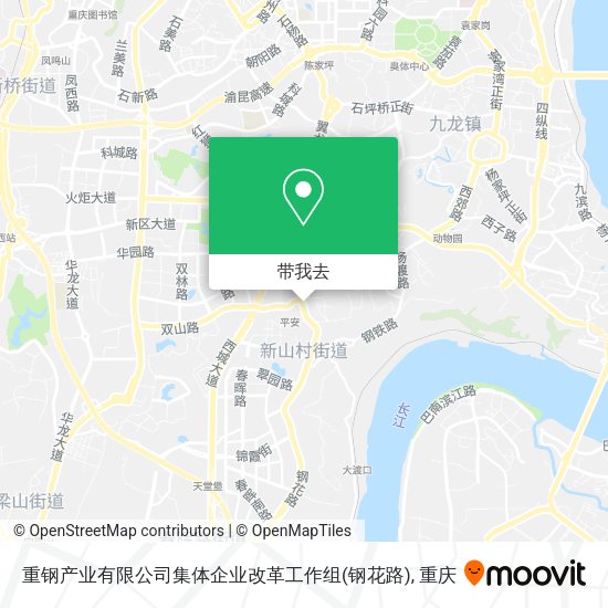 重钢产业有限公司集体企业改革工作组(钢花路)地图