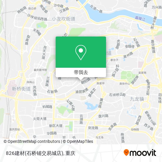 826建材(石桥铺交易城店)地图