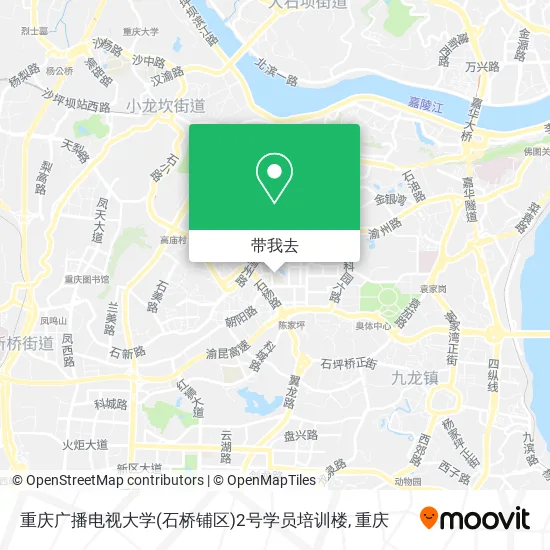 重庆广播电视大学(石桥铺区)2号学员培训楼地图