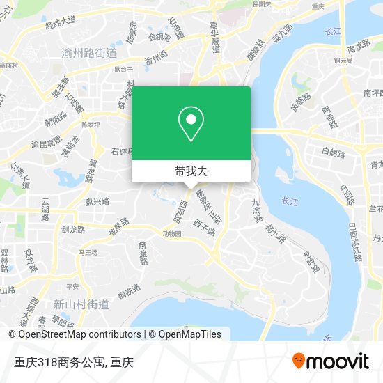 重庆318商务公寓地图