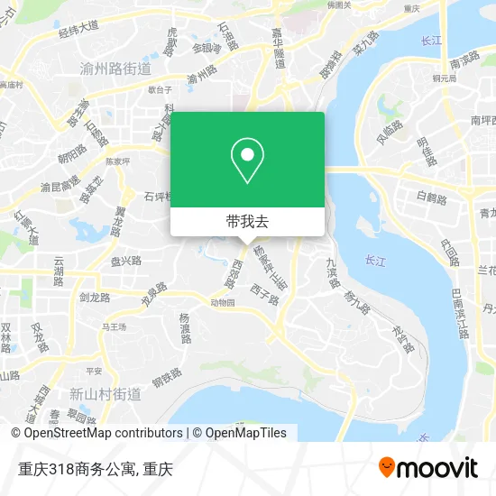 重庆318商务公寓地图