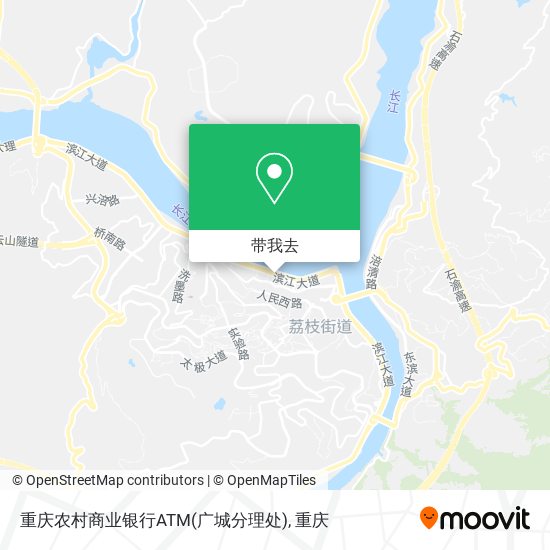 重庆农村商业银行ATM(广城分理处)地图