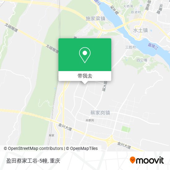 盈田蔡家工谷-5幢地图
