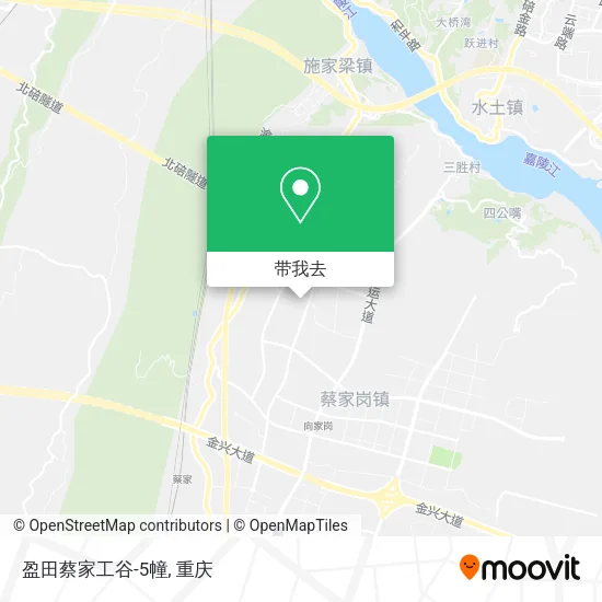 盈田蔡家工谷-5幢地图