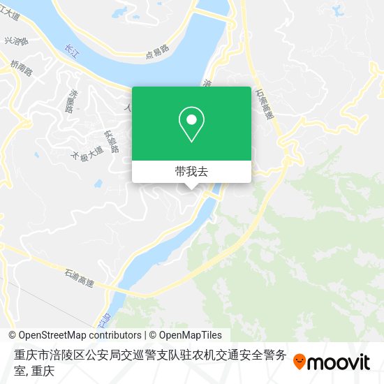 重庆市涪陵区公安局交巡警支队驻农机交通安全警务室地图