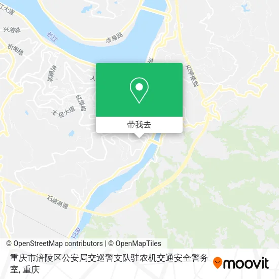 重庆市涪陵区公安局交巡警支队驻农机交通安全警务室地图
