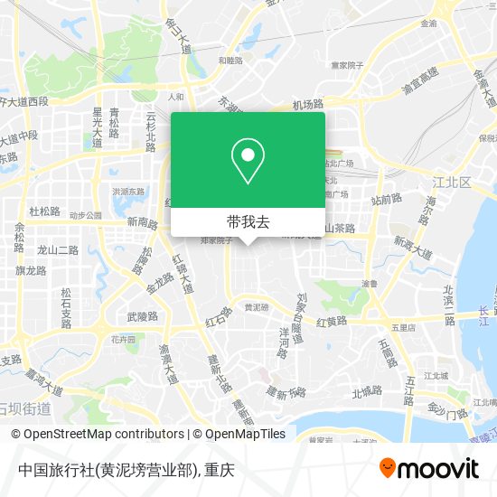 中国旅行社(黄泥塝营业部)地图