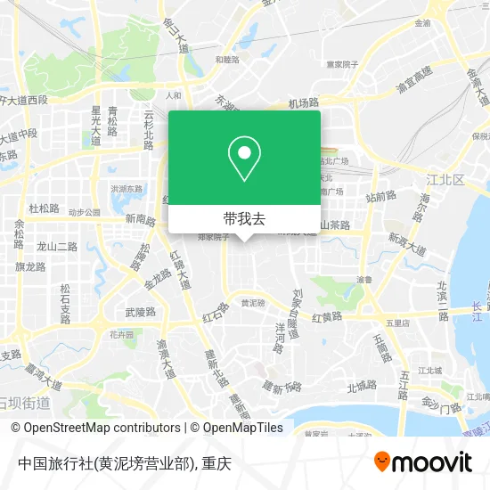 中国旅行社(黄泥塝营业部)地图