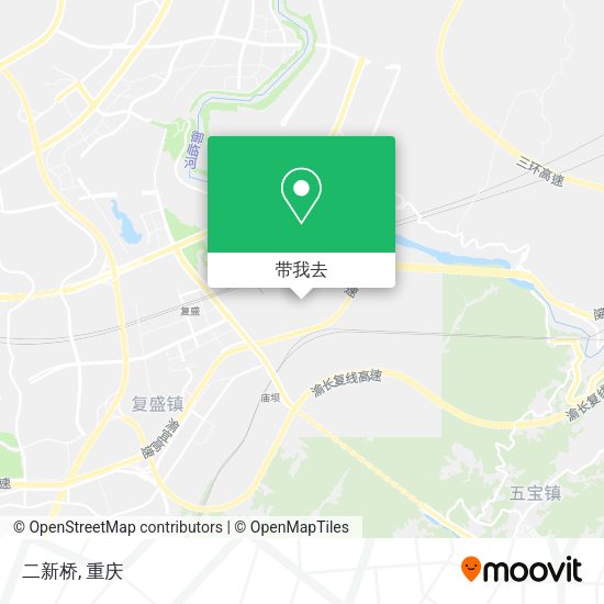 二新桥地图