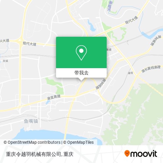 重庆令越羽机械有限公司地图