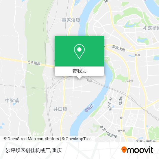 沙坪坝区创佳机械厂地图
