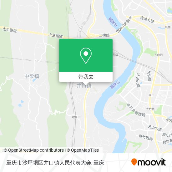 重庆市沙坪坝区井口镇人民代表大会地图