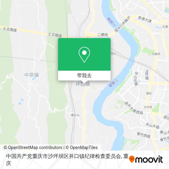 中国共产党重庆市沙坪坝区井口镇纪律检查委员会地图