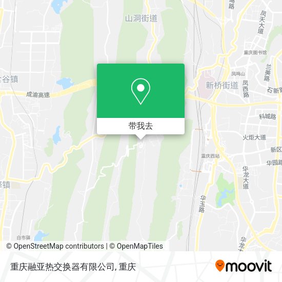 重庆融亚热交换器有限公司地图