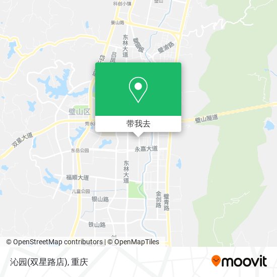 沁园(双星路店)地图