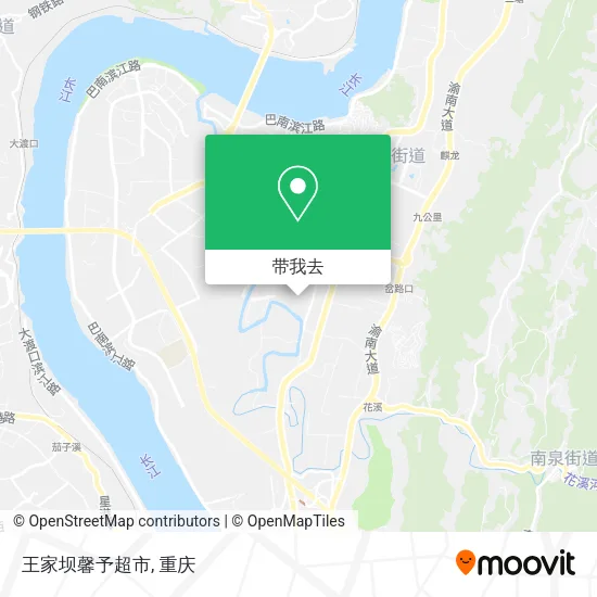 王家坝馨予超市地图