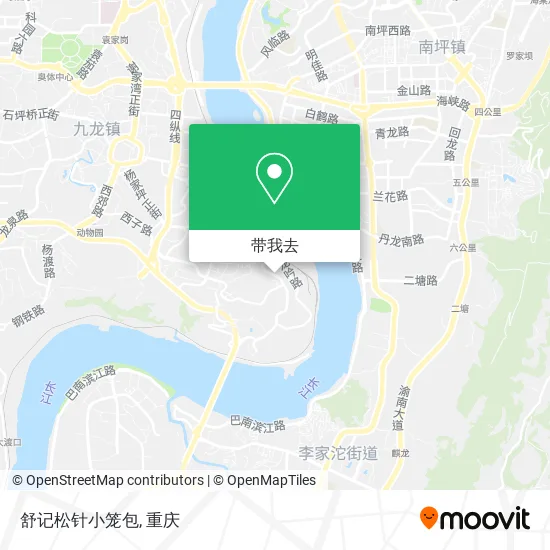 舒记松针小笼包地图