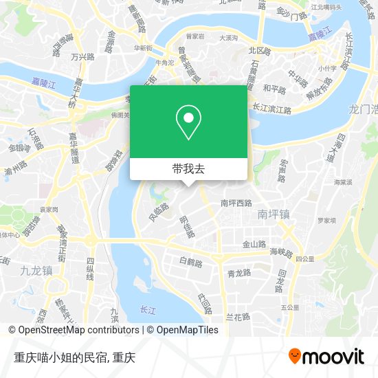 重庆喵小姐的民宿地图