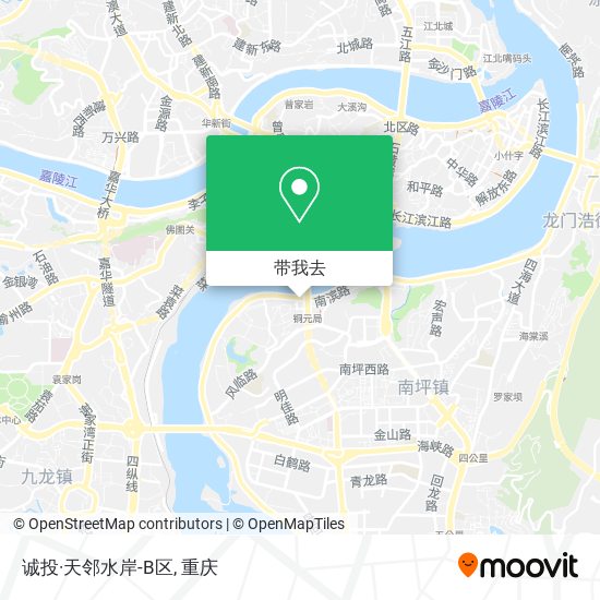 诚投·天邻水岸-B区地图