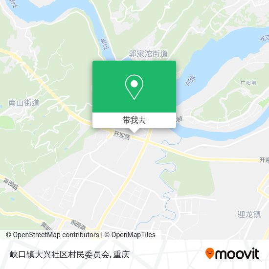 峡口镇大兴社区村民委员会地图