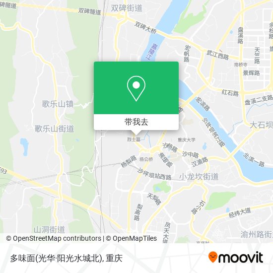 多味面(光华·阳光水城北)地图