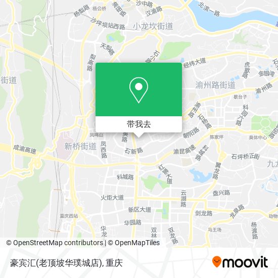 豪宾汇(老顶坡华璞城店)地图
