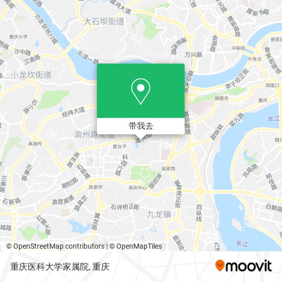 重庆医科大学家属院地图