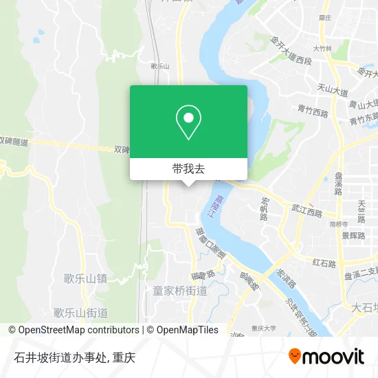石井坡街道办事处地图