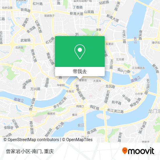 曾家岩小区-南门地图