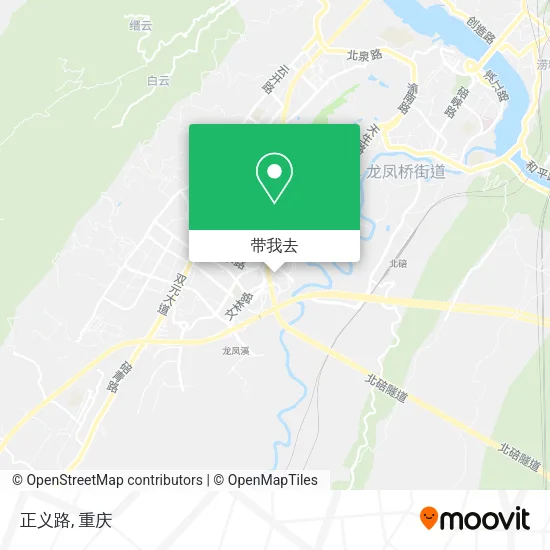 正义路地图