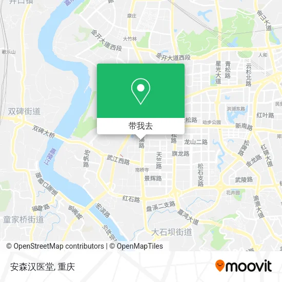 安森汉医堂地图