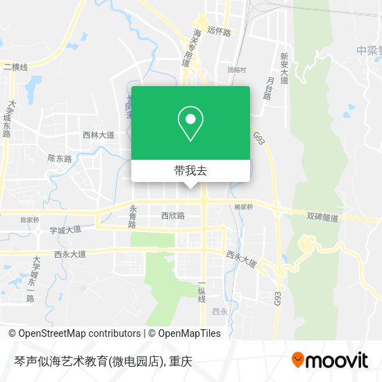 琴声似海艺术教育(微电园店)地图