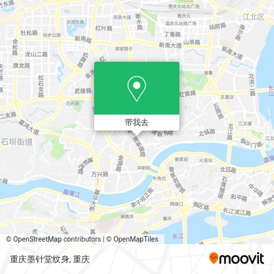 重庆墨针堂纹身地图
