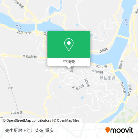 先生厨房正红川菜馆地图
