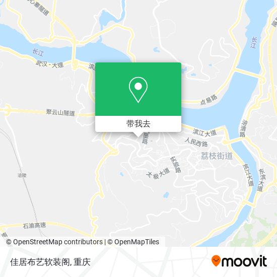 佳居布艺软装阁地图