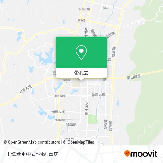 上海发垂中式快餐地图