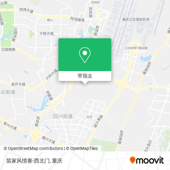 苗家风情寨-西北门地图