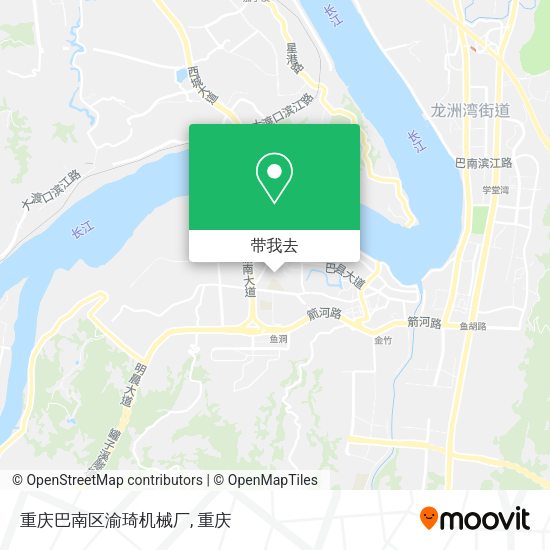 重庆巴南区渝琦机械厂地图