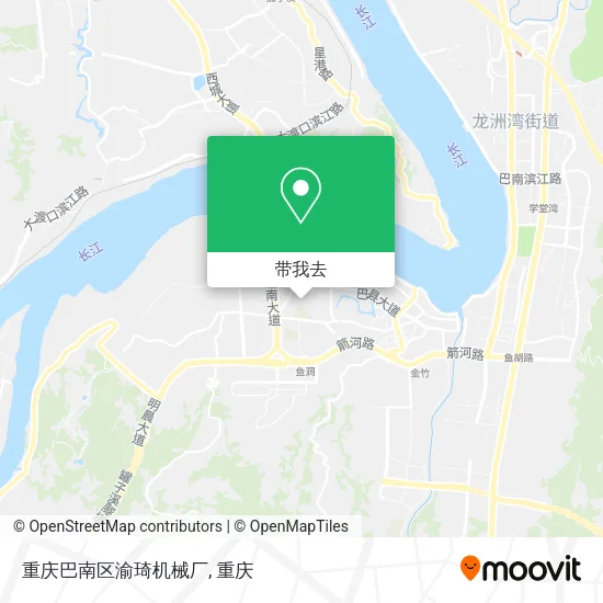 重庆巴南区渝琦机械厂地图