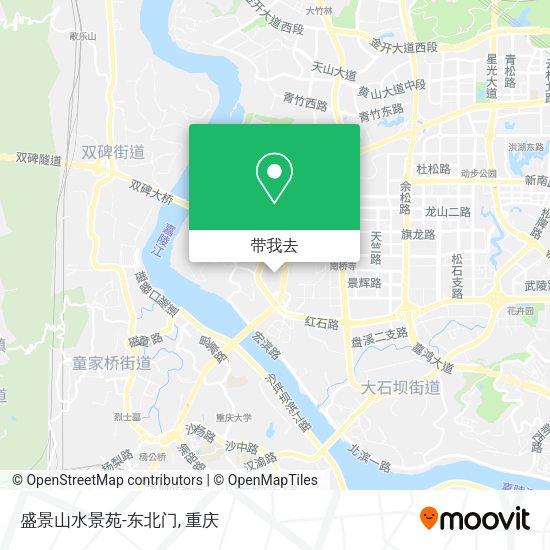 盛景山水景苑-东北门地图