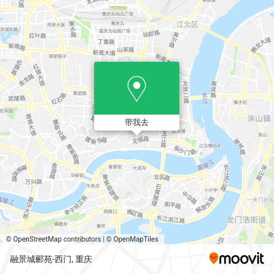 融景城郦苑-西门地图