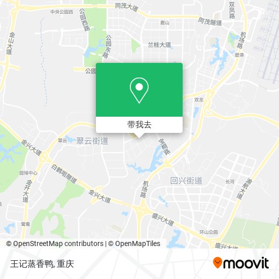 王记蒸香鸭地图