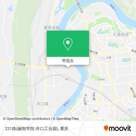 221路(融智学院-井口工业园)地图