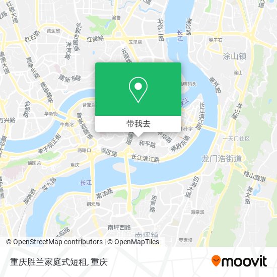 重庆胜兰家庭式短租地图