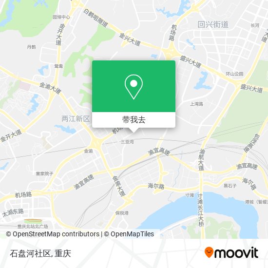 石盘河社区地图