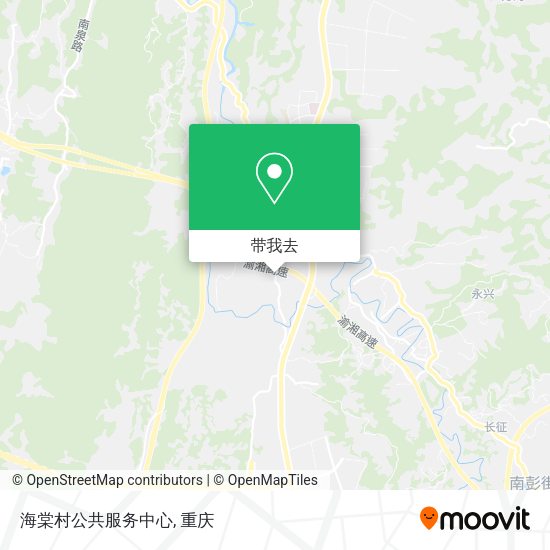 海棠村公共服务中心地图