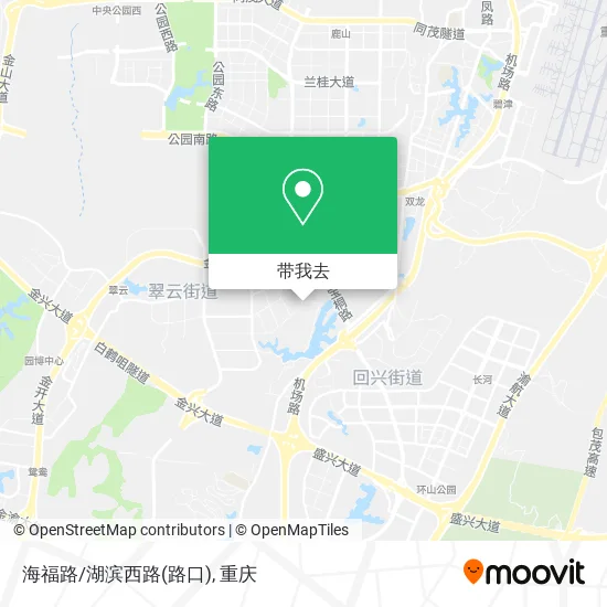 海福路/湖滨西路(路口)地图